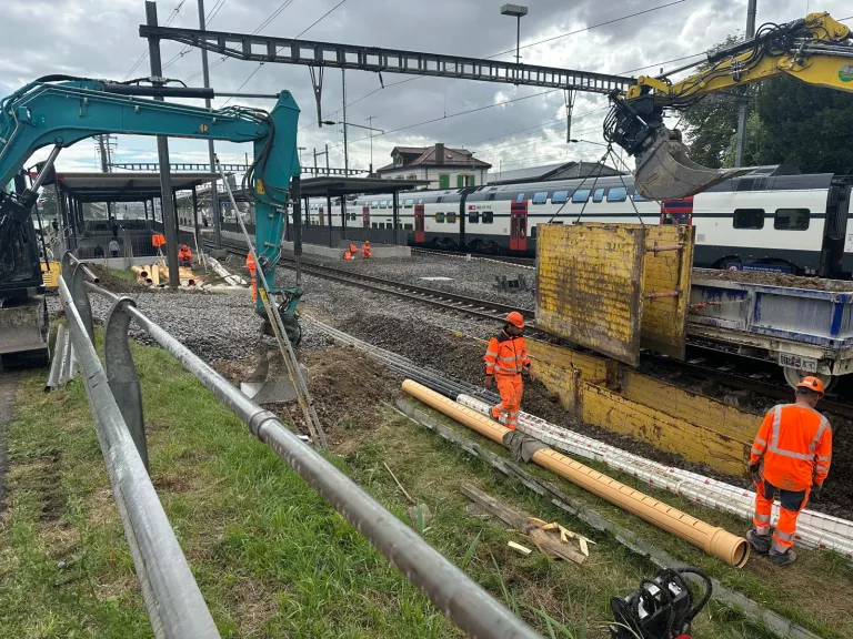 Illustration of CFF : Gare Chavornay